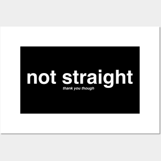 Not Straight Posters and Art